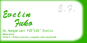 evelin fuko business card